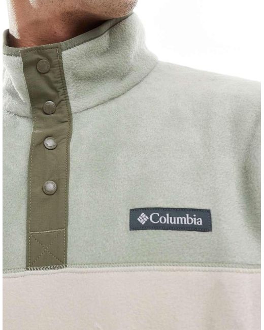 Columbia Gray Steens Mountain Half Snap Ii Outer Layer Polyfleece for men