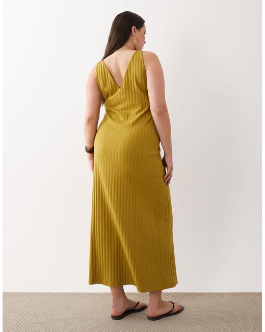 asos curve midi dress asos curve wrap front midi dress puff sleeves green khaki size 26