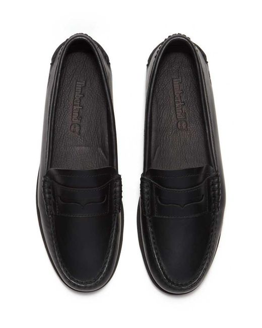 Timberland Black Classic Boat Loafers for men
