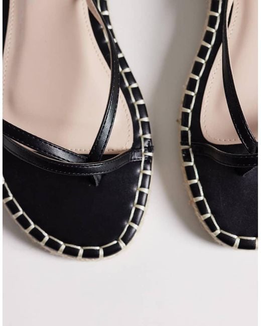 Raid Metallic Danita Espadrille Flat Sandals
