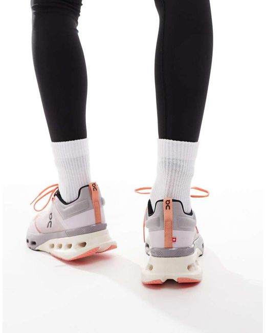 On Shoes Pink Cloudnova X Training Trainers