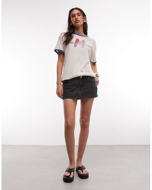 Weekday Multicolor T-shirt With Margherita Lover Graphic Print