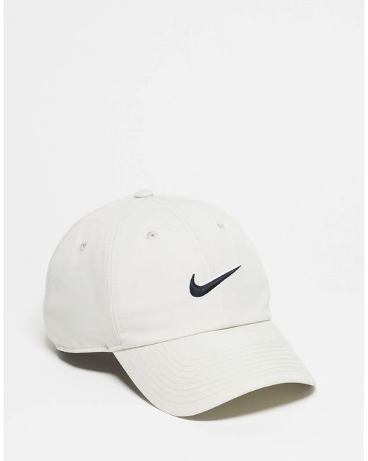 Nike White Club Swoosh Cap for men