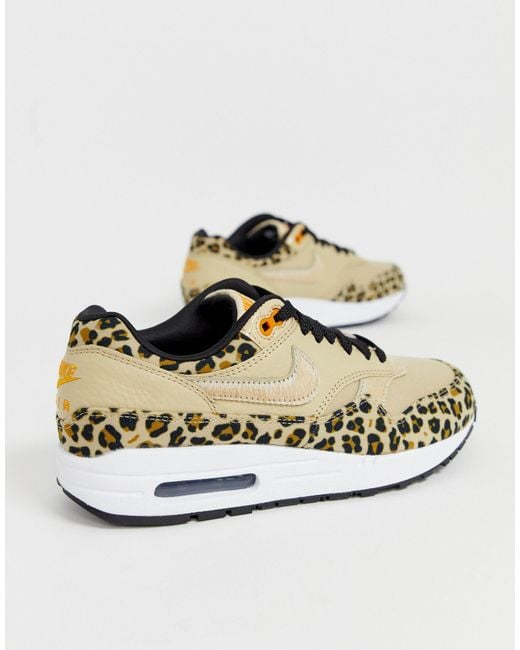 Nike Multicolor Leopard Print Air Max 1 Trainers