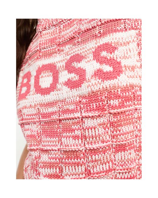 Boss Black Logo Knitted Singlet