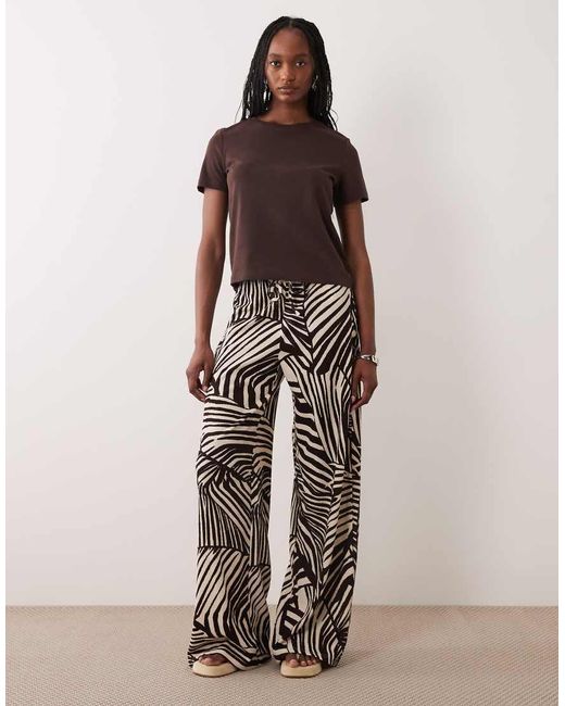 JDY Tall Brown Pull On Pants
