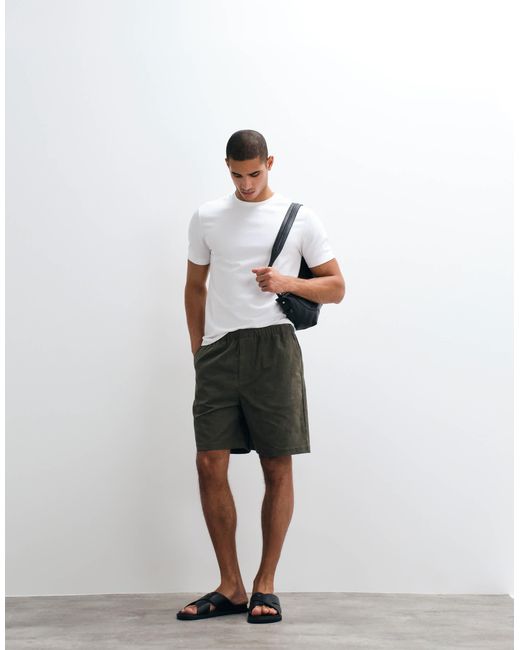ARKET White Pull On Drawstring Cord Shorts for men