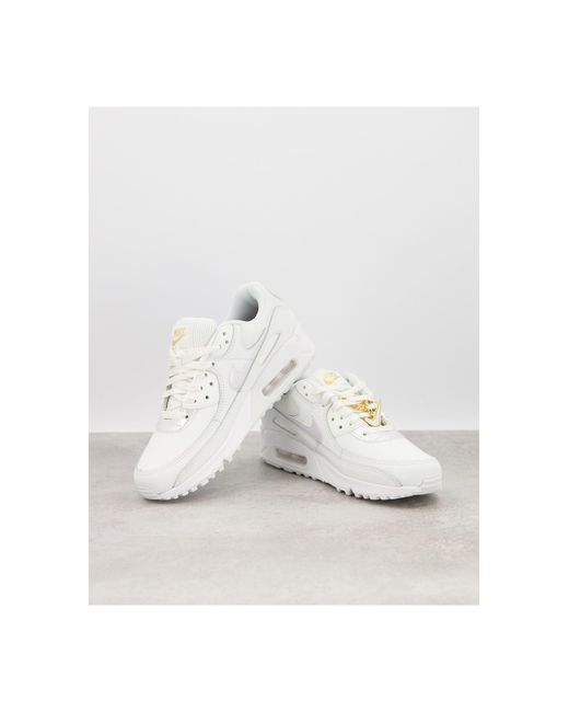 Air max 90 - sneakers con ciondolo da scarpa bianche di Nike in Bianco |  Lyst