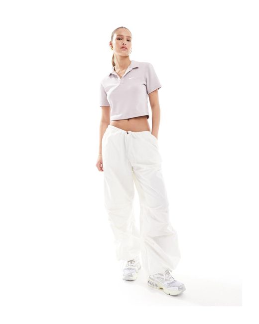Nike White – essentials – polo-t-shirt