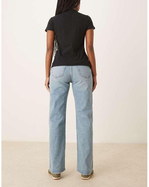 Curve Love di Abercrombie & Fitch in Blue
