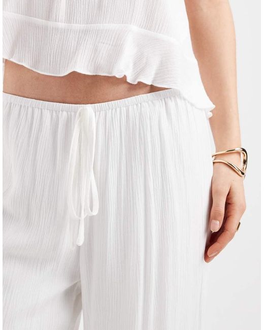 Motel White Basma Bloomer Pants