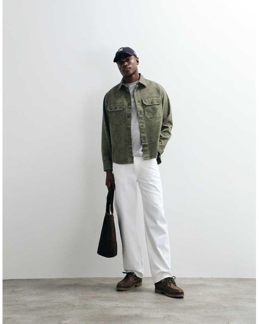 HUGO Green Ebolt Oversized Shirt for men
