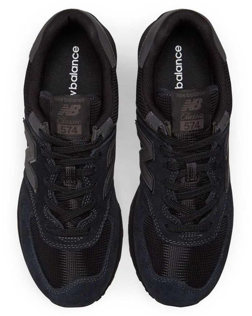 New Balance Black 574 Trainers for men
