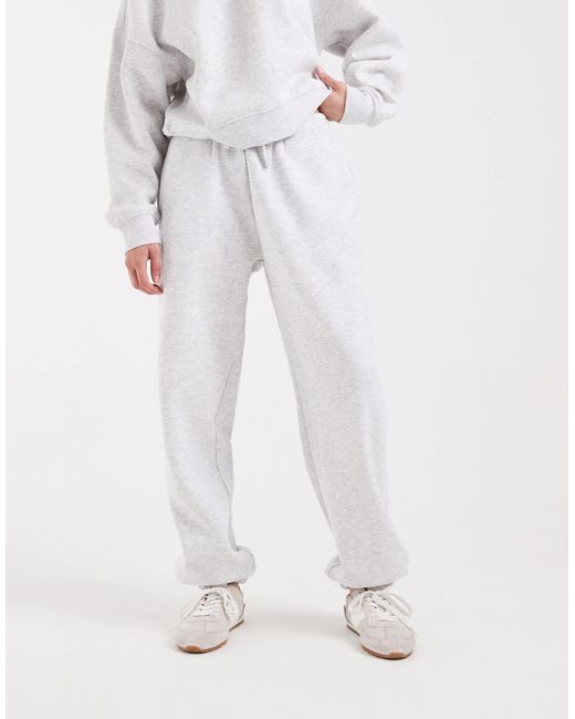 ONLY White Cuffed Leg Trackies