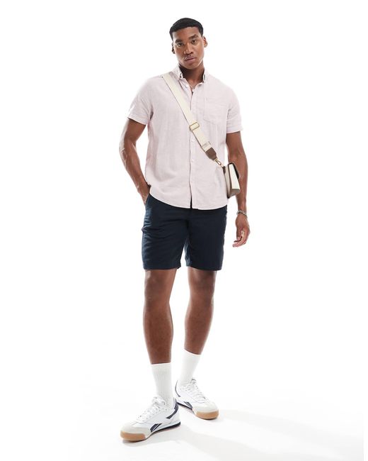 The merchant store - short en lin - éclipse Superdry pour homme en coloris Pink