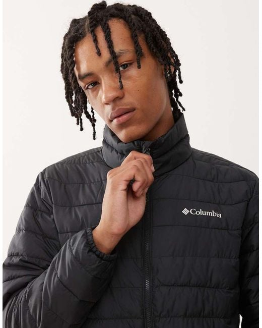 Columbia Blue Powder Lite Ii Jacket for men