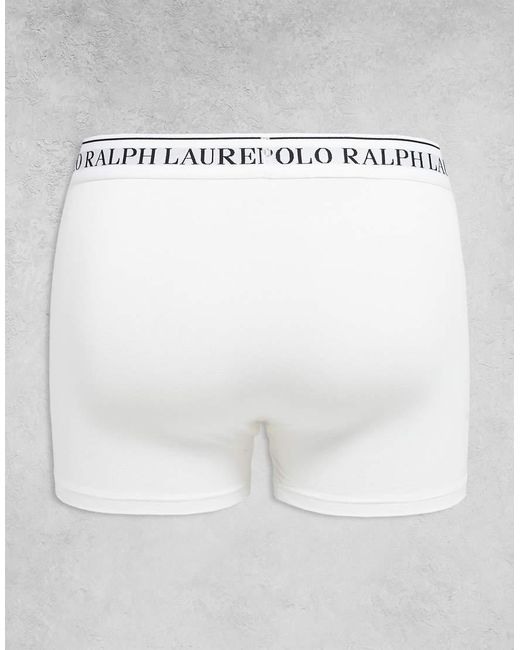 Polo Ralph Lauren Multicolor 5 Pack Logo Waistband Plain And All Over Icon Classic Trunks for men