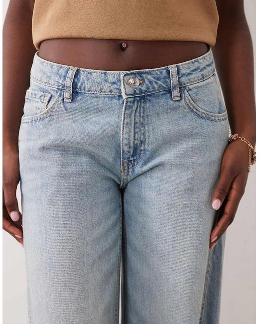 Mango Blue Teen Barrel Jean