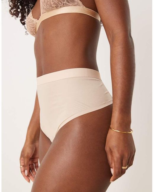 Spanx Brown Shape Invisible Thong