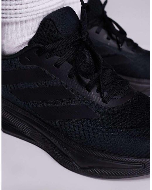 Adidas Originals Black Adidas Running Supernova Ease Trainers