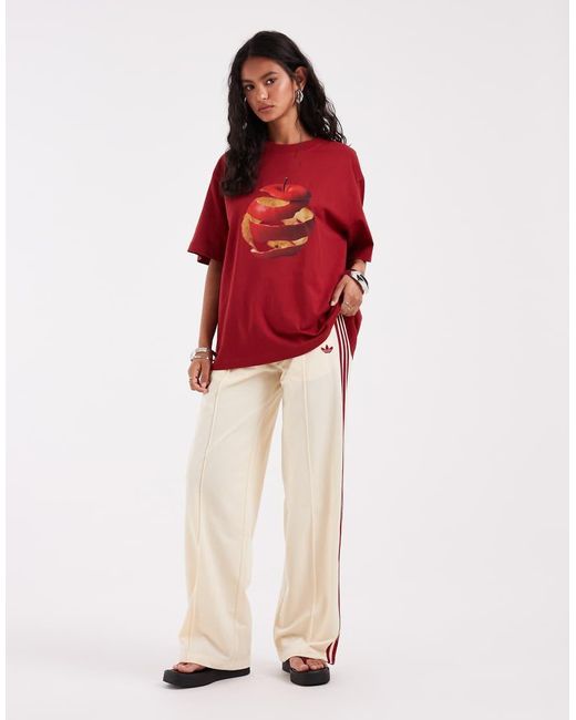 Adidas Originals White Firebird Loose Track Pants
