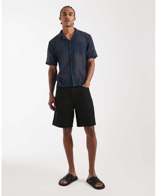ASOS Blue Jorts for men
