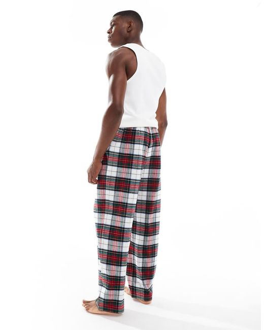 ASOS White Lounge Bottoms for men