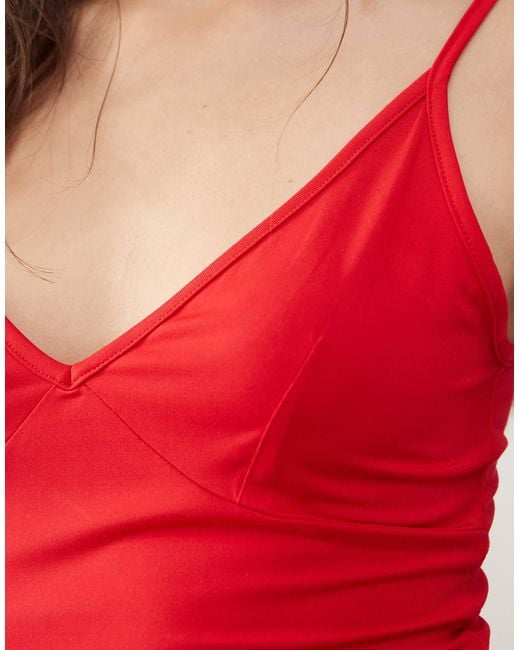 Collusion Red Deep V Cami