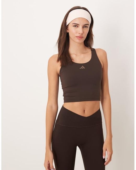 Adidas Originals Black Adidas Sportswear Three Stripes Studios Tank Top