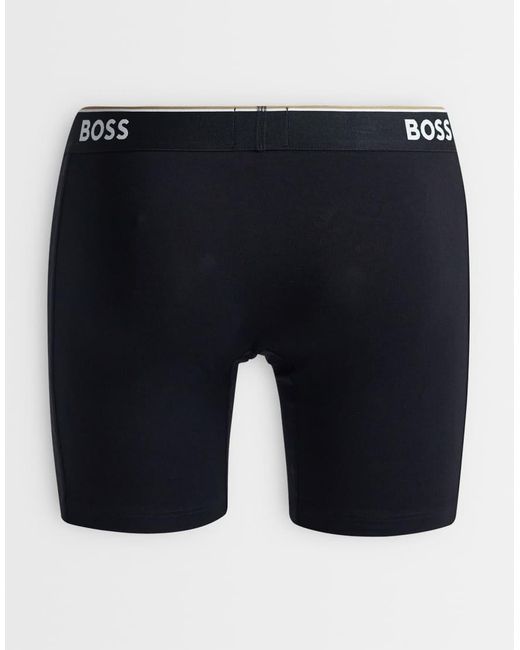 Boss Gray 3 Pack Power Boxer Briefs for men