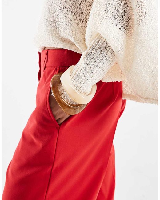 ASOS Red Petite Pants