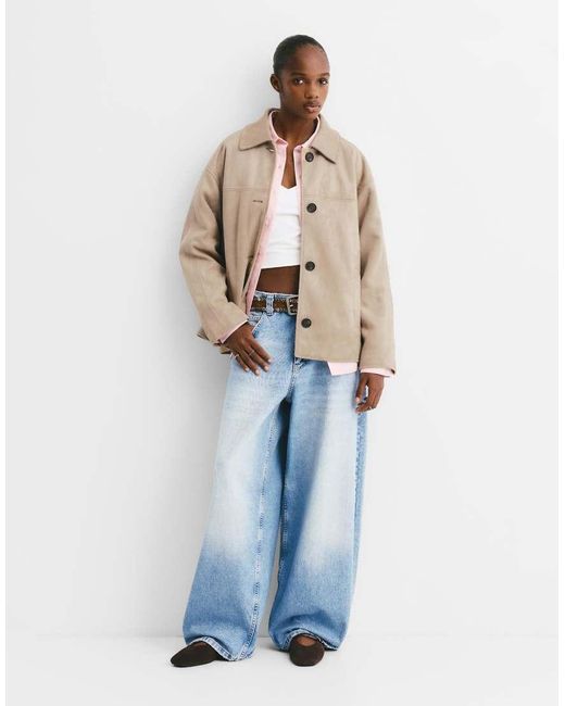 Giacca di Pull&Bear in Natural