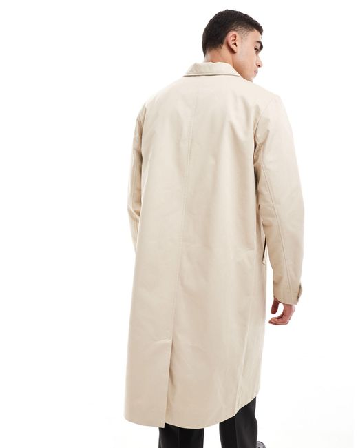 Trench-coat - taupe ASOS pour homme en coloris Natural