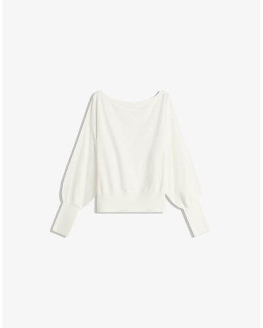 Bershka Black Asymmetric Sweater With Ribbed Hem