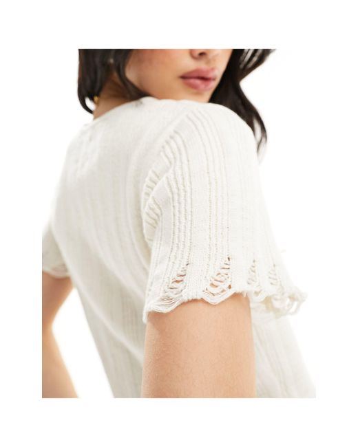 ASOS White Knitted Baby T-shirt