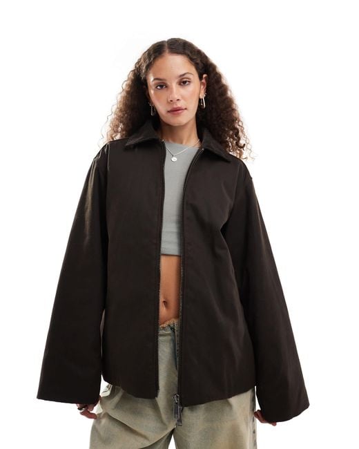 Weekday Brown – gewachste barn-jacke