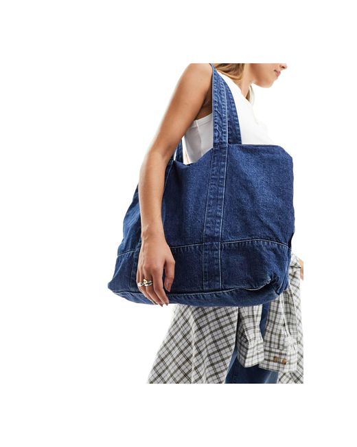 Pull&Bear Blue – shopper-tasche aus jeansstoff