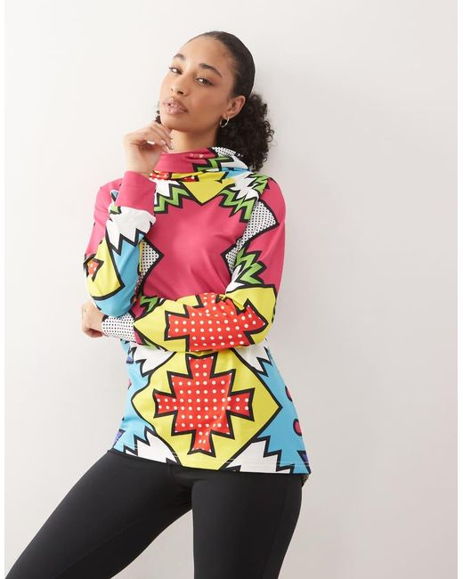 OOSC White High Neck Baselayer Top Day Tripper