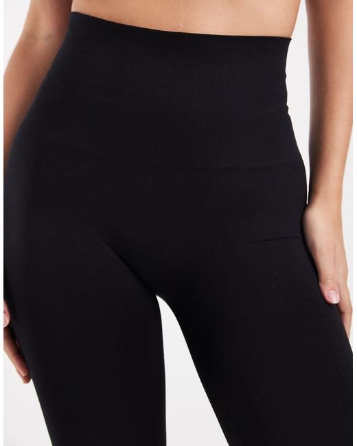 Pieces Black Longline Seamless Shapewear Shorts