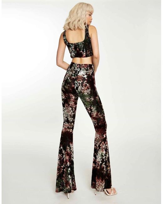 Collective The Label Natural High Waisted Flared Trousers
