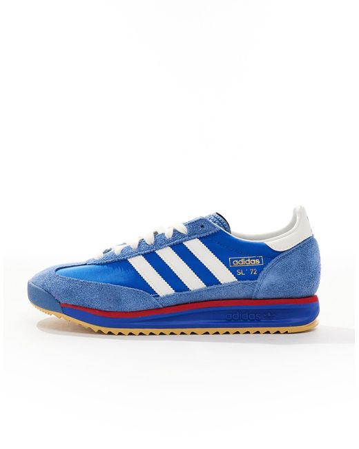 Sl 72 rs - baskets - bleu et blanc Adidas Originals en coloris Blue