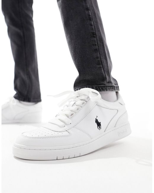 Polo Ralph Lauren Black Court Trainer for men
