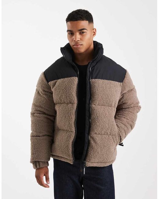 Jack & Jones Gewatteerd Jack Van Borg in het Brown voor heren