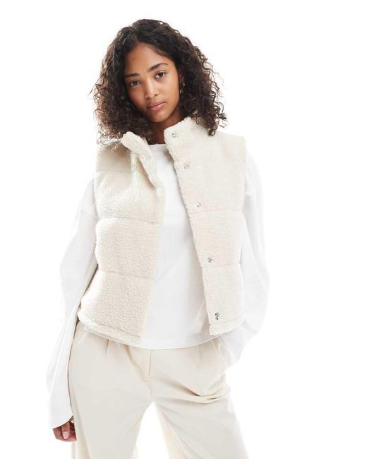 Gilet Imbottito di ONLY in White