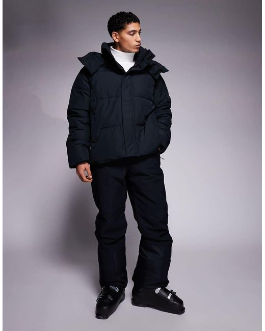 ASOS 4505 Ski & Snow Blue Asos 4505 Ski Water Repellent Insulated Puffer Coat for men