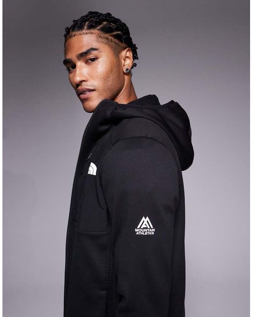 The North Face Gray Mountain Athletics Full Zip Fleece Tech Hoodie for men