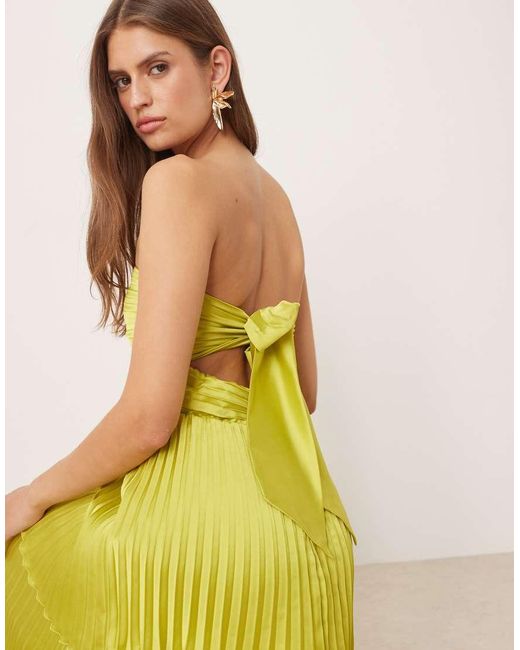 strapless yellow mini dress Allure Corset Mini Dress Yellow