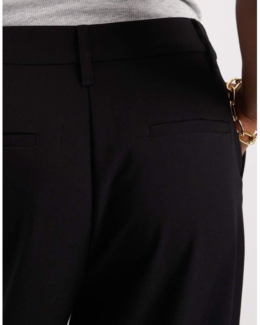 ASOS Black Arch Barrel Trousers