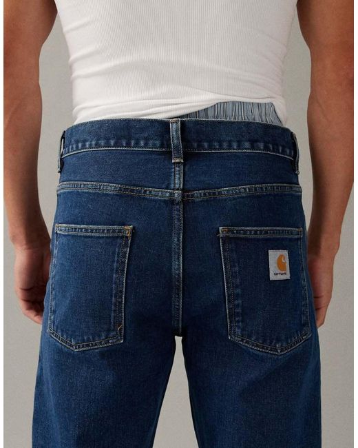 Carhartt Blue Newel Relaxed Tapered Jeans for men
