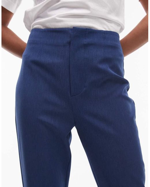 ASOS Elegante Broek Met Smalle Pijpen in het Blue